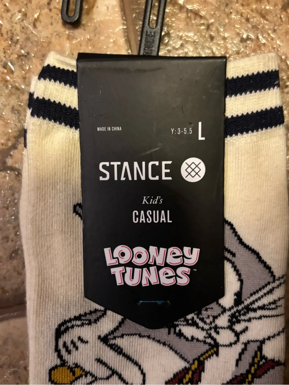NWT *Bundle of 2 pairs* Stance kids socks sz L (3-5.5)